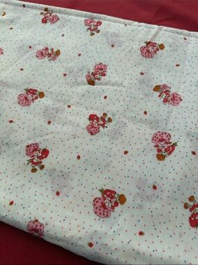 Strawberry Shortcake Pink Polka Dot Cotton Fabric
